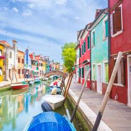 Murano, Burano e Torcello in barca con guida a bordo