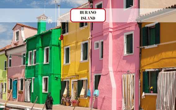 Isole di Venezia: Visita guidata al vetro di Murano e ai colori di Burano