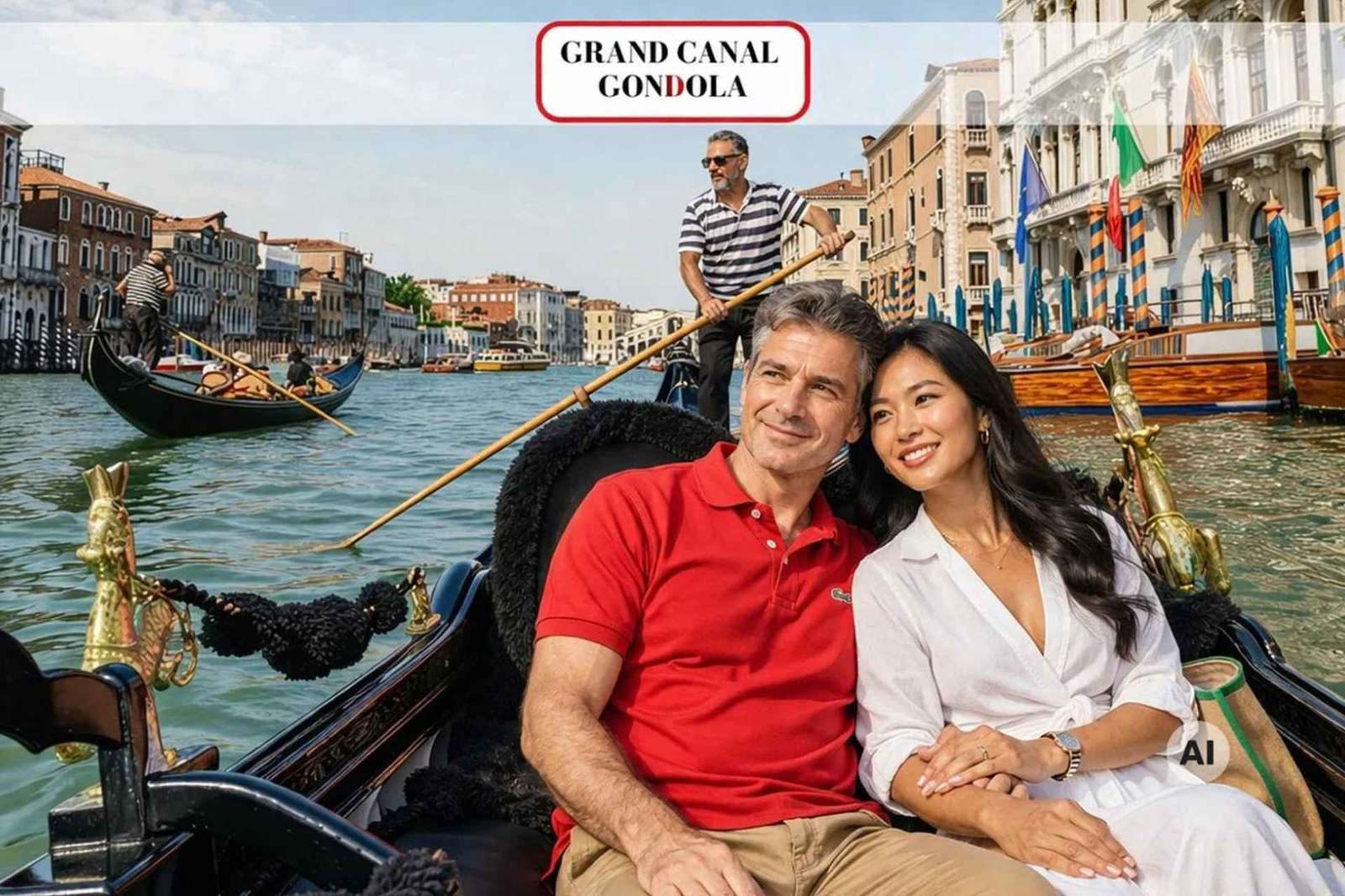 Giro in gondola a Venezia con commento e Galleria della Gondola