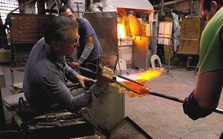 Murano: Dimostrazione di soffiatura del vetro e regalo di vetro artistico