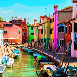 Murano e Burano in mezza giornata su motoscafo Gran Turismo