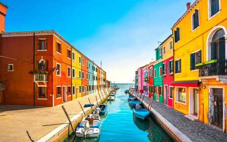 Da Venezia: Tour guidato di Murano e Burano in barca privata