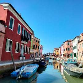 Venezia: Tour privato in barca di Murano e Burano con servizio di prelievo in hotel