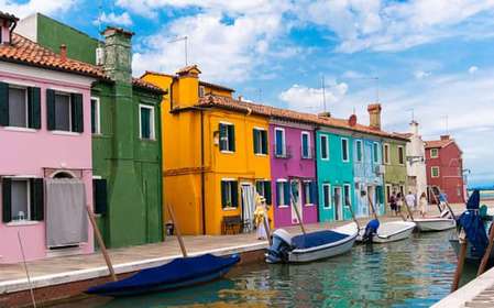 Venezia: Tour in barca di Murano e Burano con visita alla fabbrica di vetro