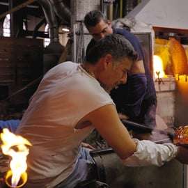Murano: Esperienza di soffiatura del vetro presso la fabbrica di Gino Mazzuccato