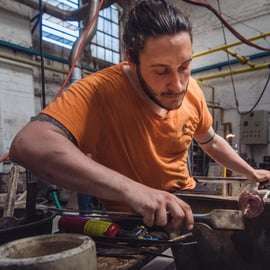 Murano: Laboratorio di soffiatura del vetro per principianti