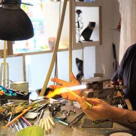 Crea la tua opera d'arte in vetro: Lezione privata con un artigiano locale