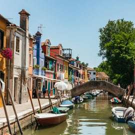 Murano, Burano e Torcello in barca, con vetro soffiato