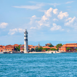 Gita in barca Murano e Burano con fornace di vetro