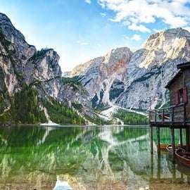 Da Venezia: Escursione di un giorno sulle Dolomiti e sul Lago di Braies in minivan