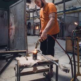 Murano: Laboratorio di soffiatura del vetro per principianti