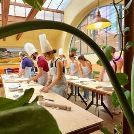 Venezia: Corso di cucina sulla pasta e sul tiramisù con vino