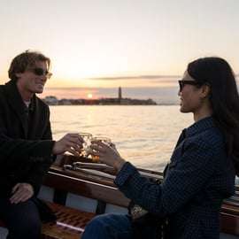 Tour privato romantico di Venezia con una barca storica