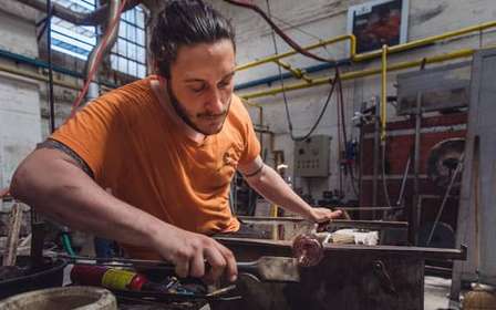 Murano: Laboratorio di soffiatura del vetro per principianti