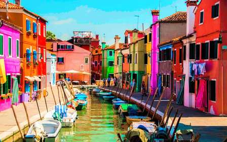 Venezia: Escursione di mezza giornata nella laguna di Murano e Burano