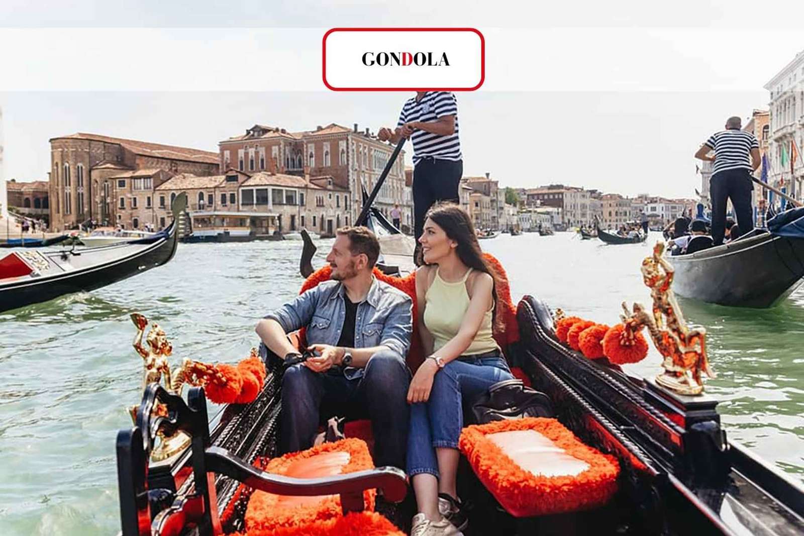 Giro in gondola sul Canal Grande con app e Galleria