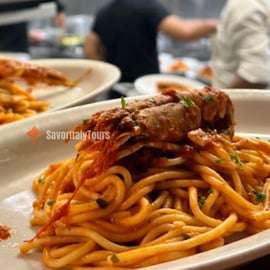 Venezia: Tour a piedi al tramonto con degustazione di vini e prodotti alimentari