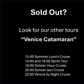 Venezia: Crociera jazz al tramonto in catamarano con aperitivo
