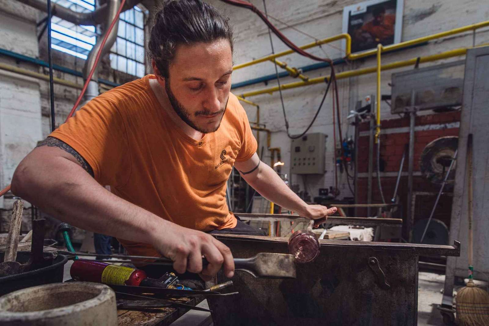 Murano: Laboratorio di soffiatura del vetro per principianti